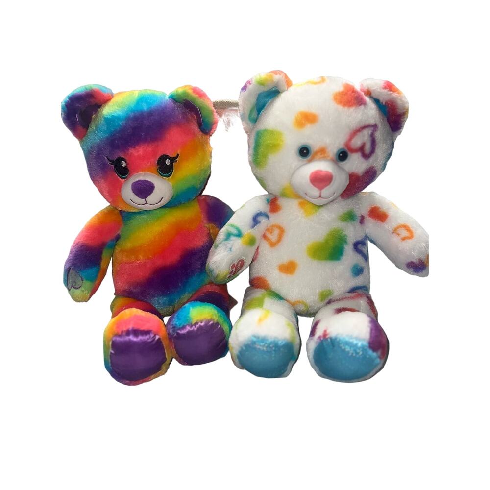 Built a bear bundle, Lisa Frank inspired